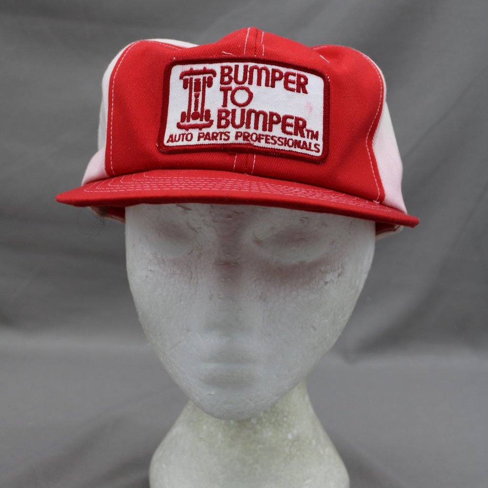 Vintage Patched Hat - Bumper to Bumper Tri Colour Panel - Adult Snapback